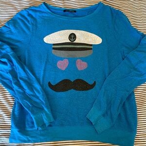 WILDFOX Sailor print crewneck